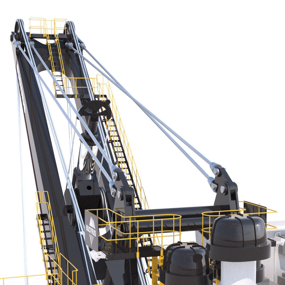 Bucyrus 495HR 3D model_10