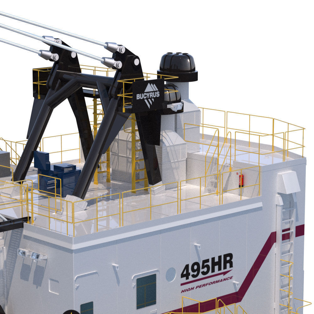 Bucyrus 495HR 3D model_9