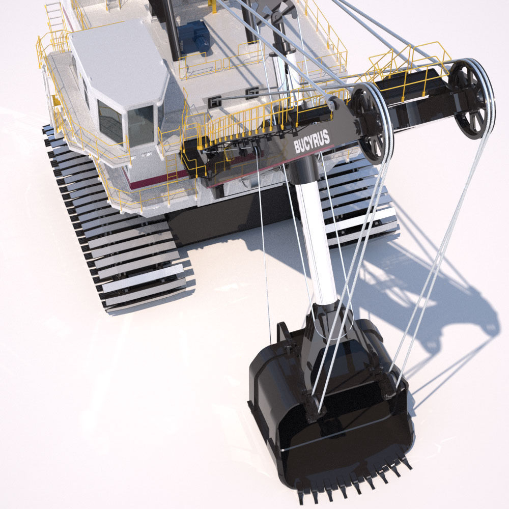 Bucyrus 495HR 3D model_18