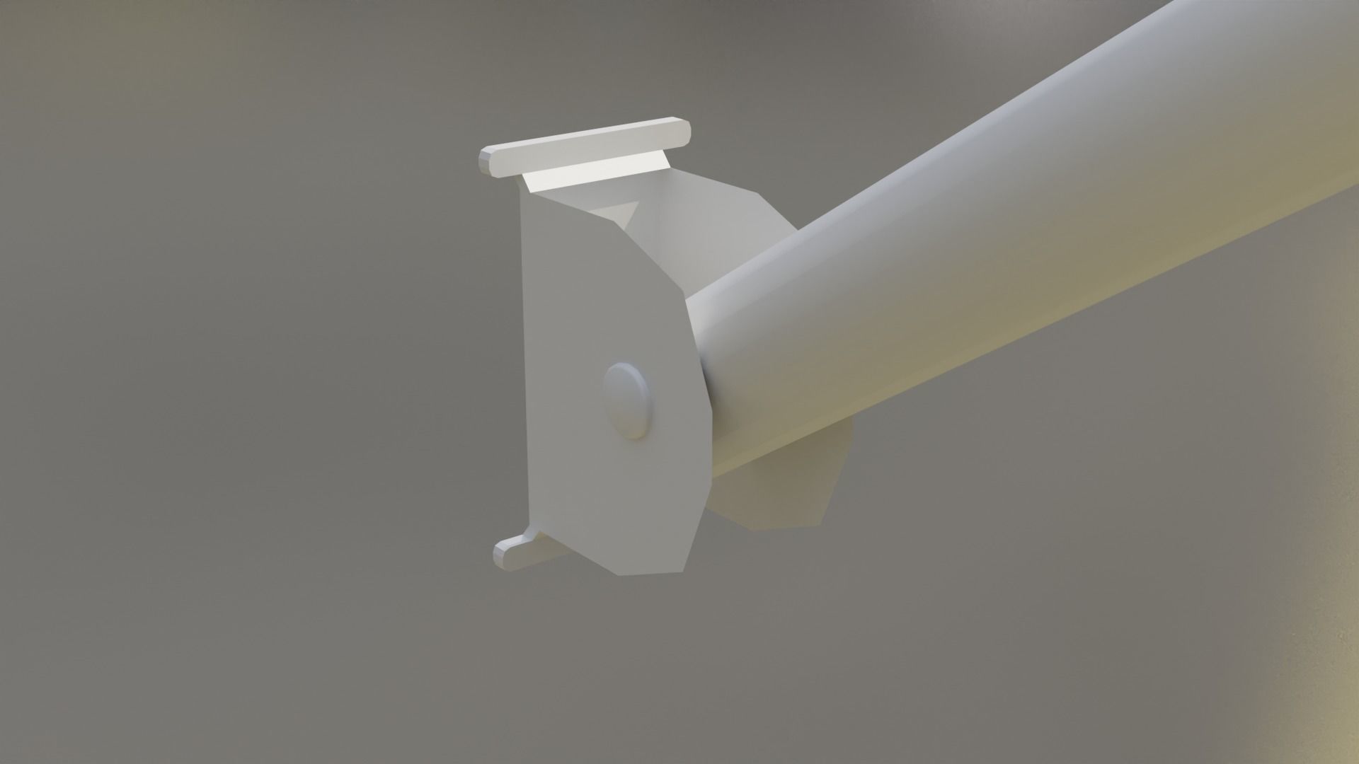 Satellite Dish Low-poly 3D model_7