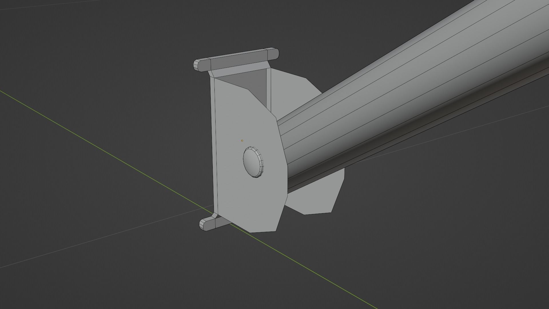 Satellite Dish Low-poly 3D model_8