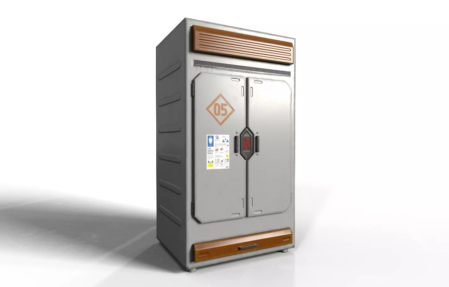 Sci Fi Ambry Low-poly 3D model