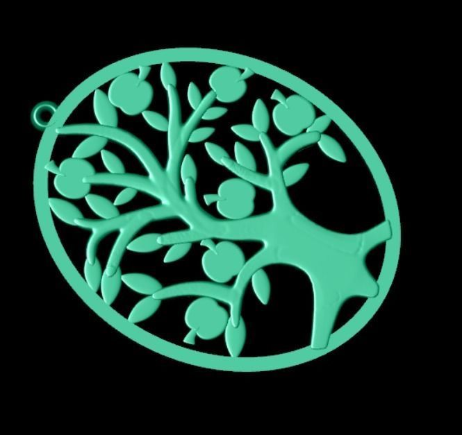 Pendant od86 3D print model_10