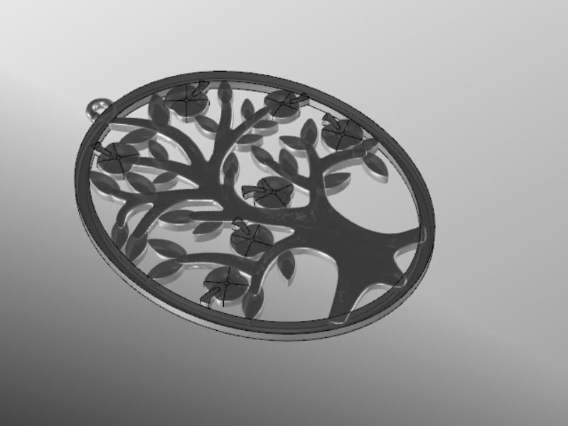 Pendant od86 3D print model_17