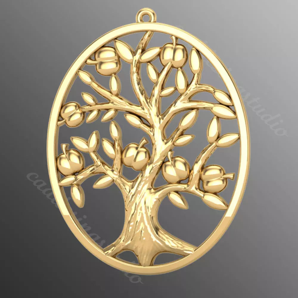 Pendant od86 3D print model_0