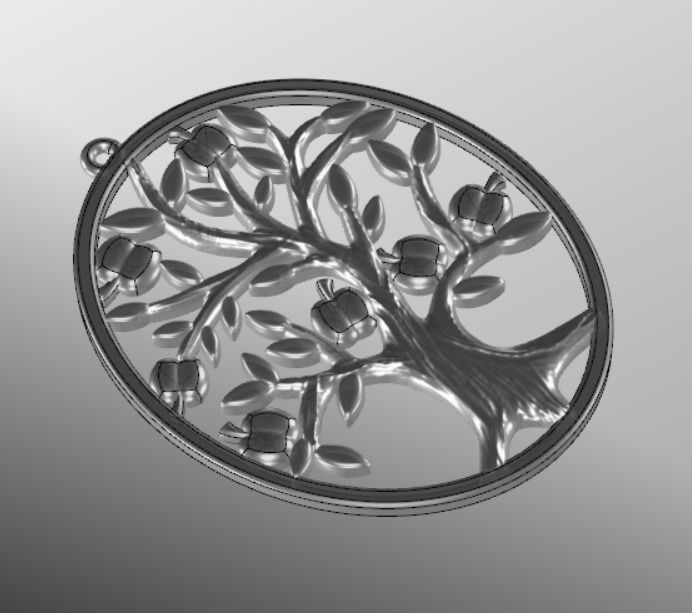 Pendant od86 3D print model_14