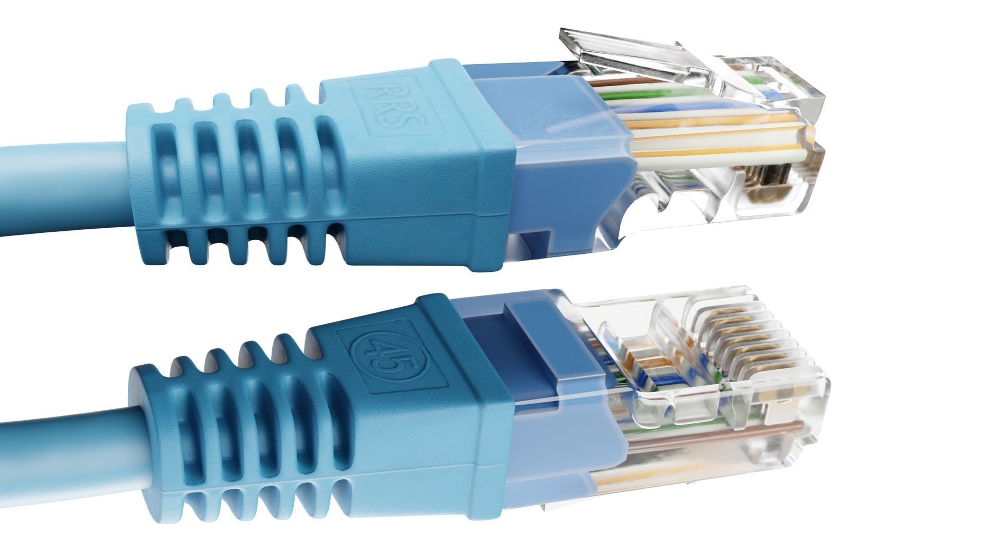 Ethernet Plug RJ-45 - 3D Model 3D model_3