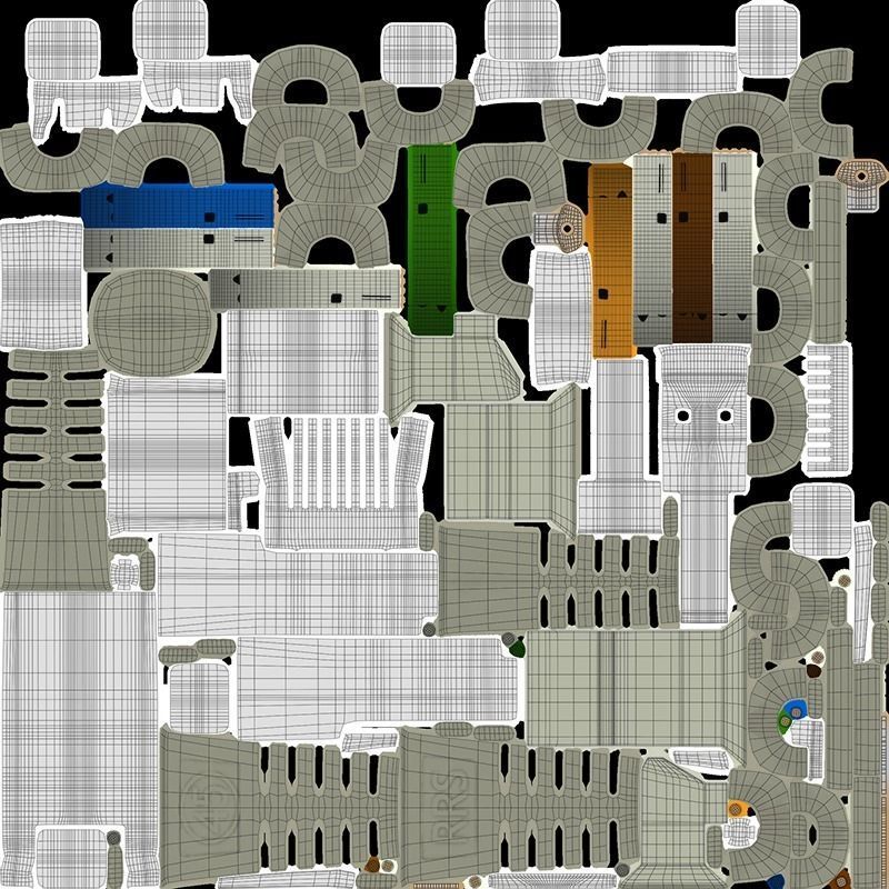 Ethernet Plug RJ-45 - 3D Model 3D model_10