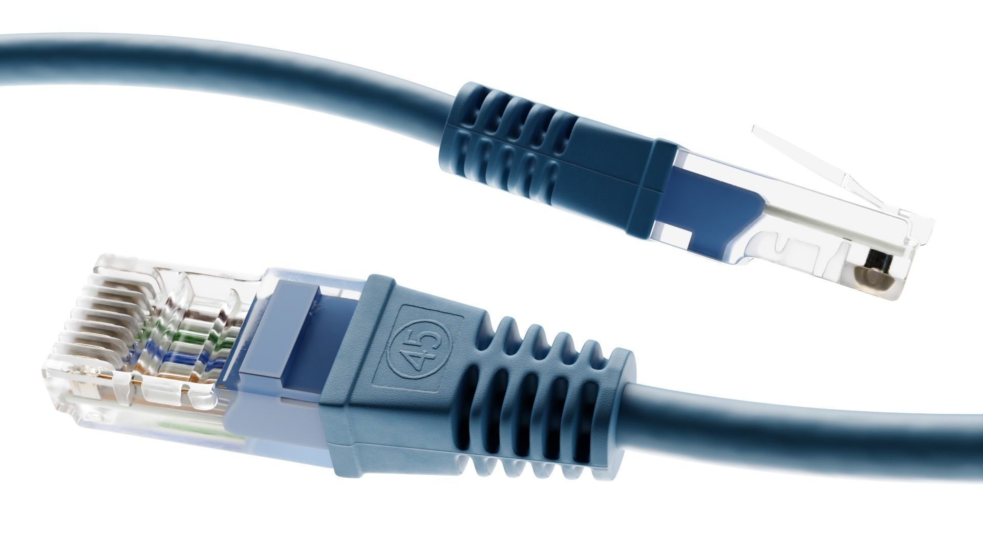 Ethernet Plug RJ-45 - 3D Model 3D model_2
