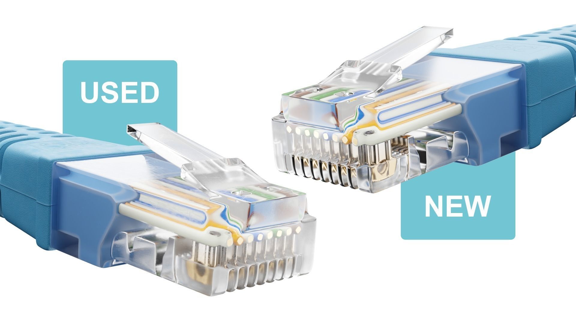 Ethernet Plug RJ-45 - 3D Model 3D model_4