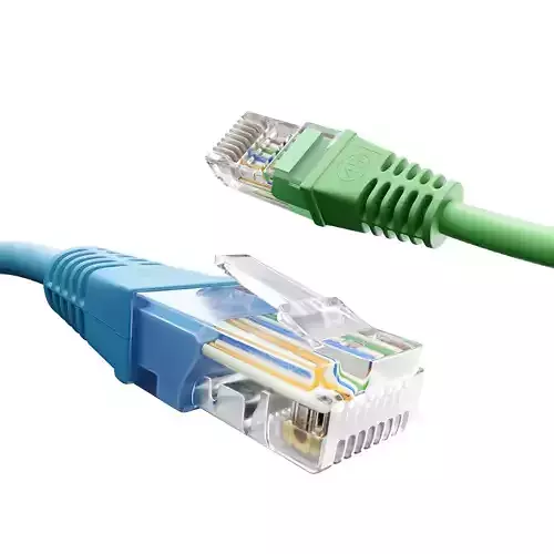Ethernet Plug RJ-45 - 3D Model 3D model