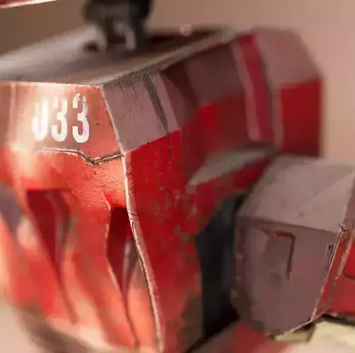 Two legged robot 3D model