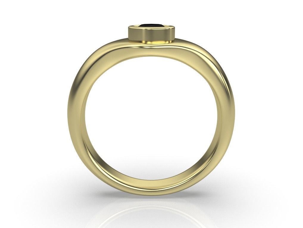 SIGNET ROUND 3D print model_3