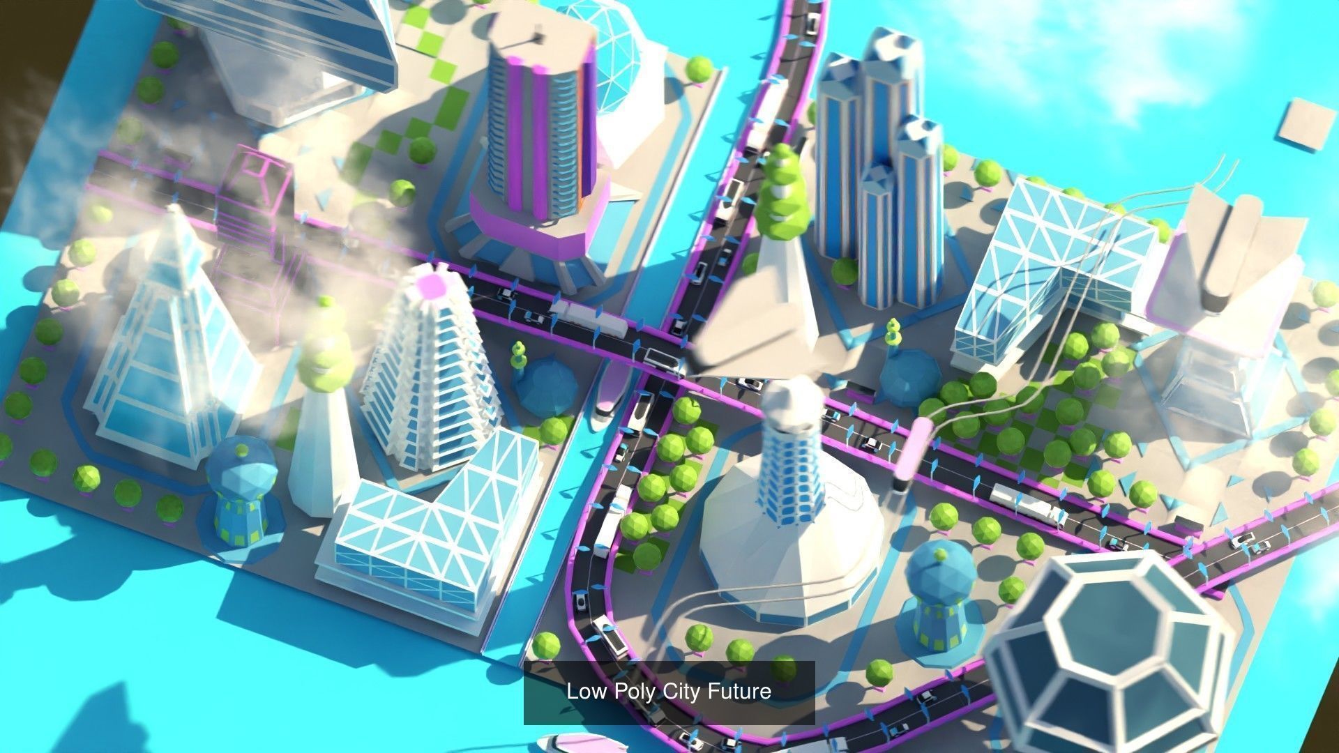 low poly    Collection  asset  pack citys exterior and interior _17