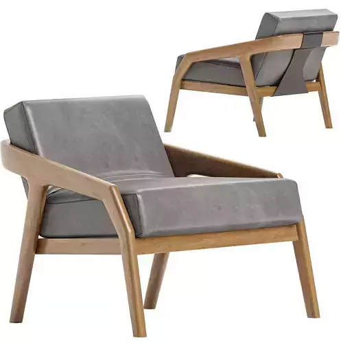 Zeitraum Friday Lounge Leather Armchair