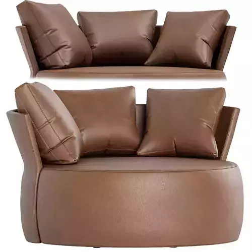 Art Nova Love Armchair Large Leather