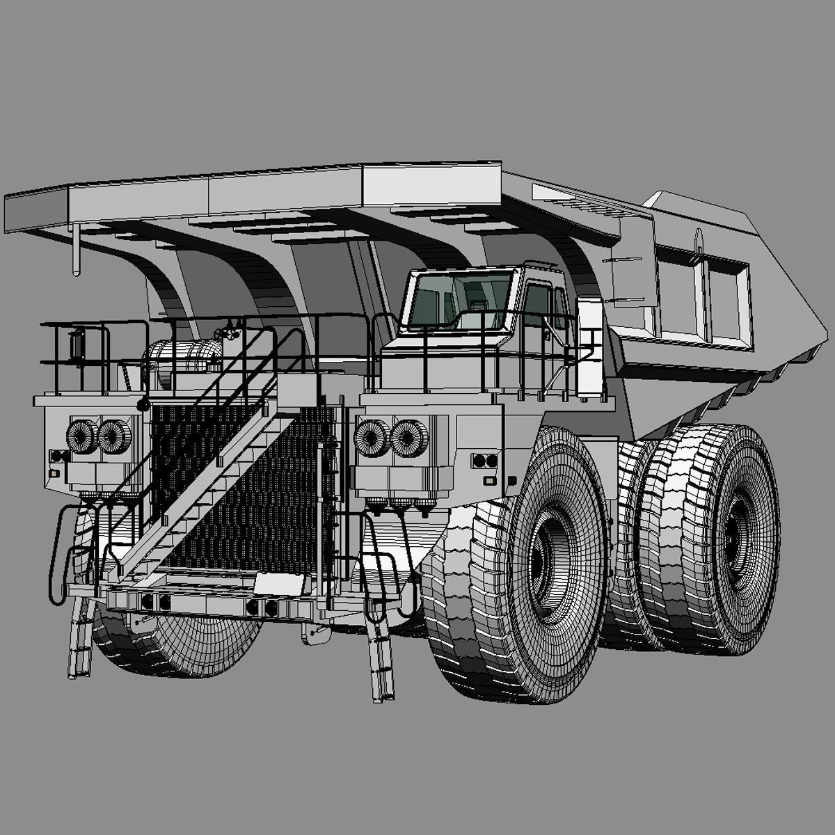 Collection Mining Machines 1 3D model_2