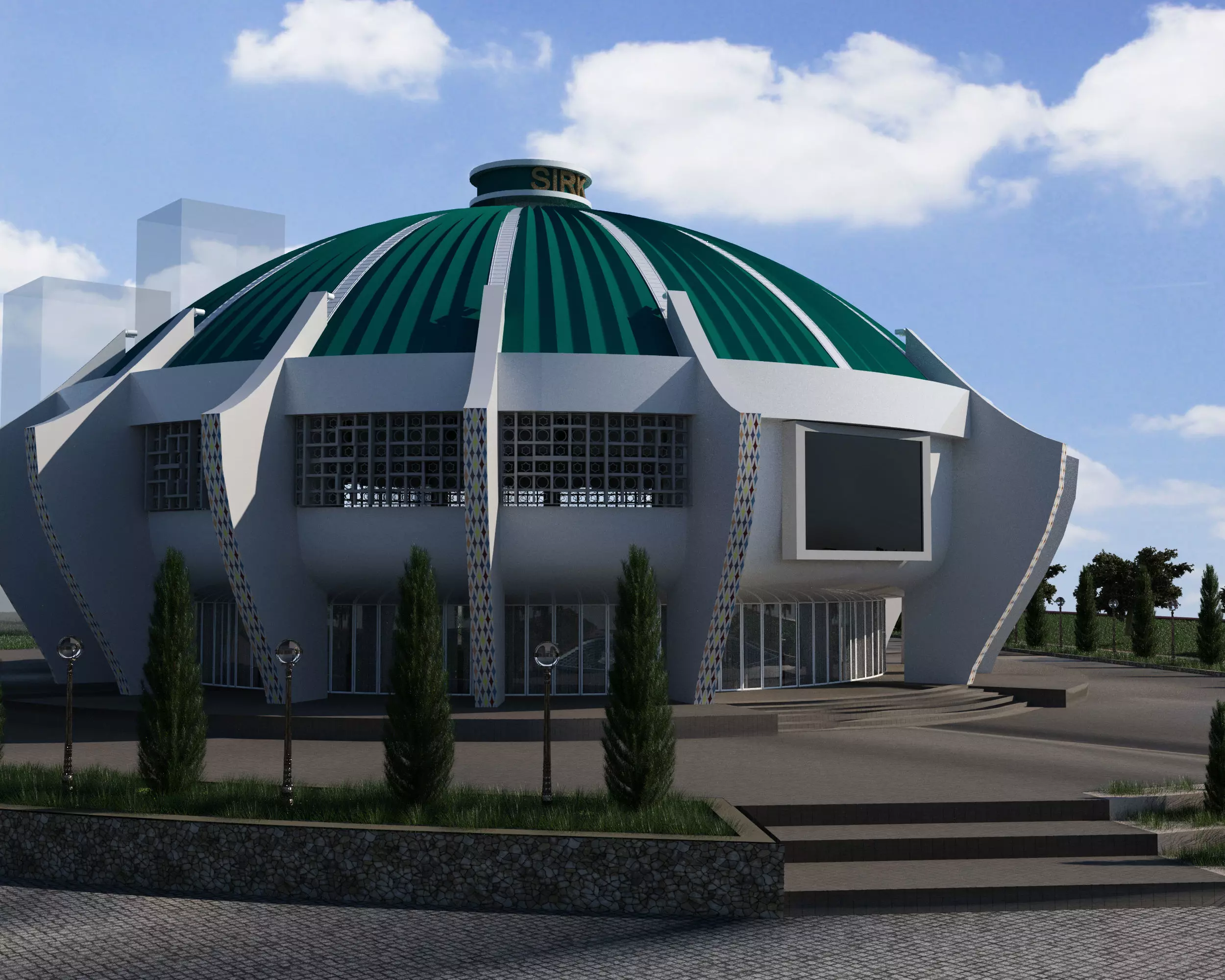 state circus 3D model_0