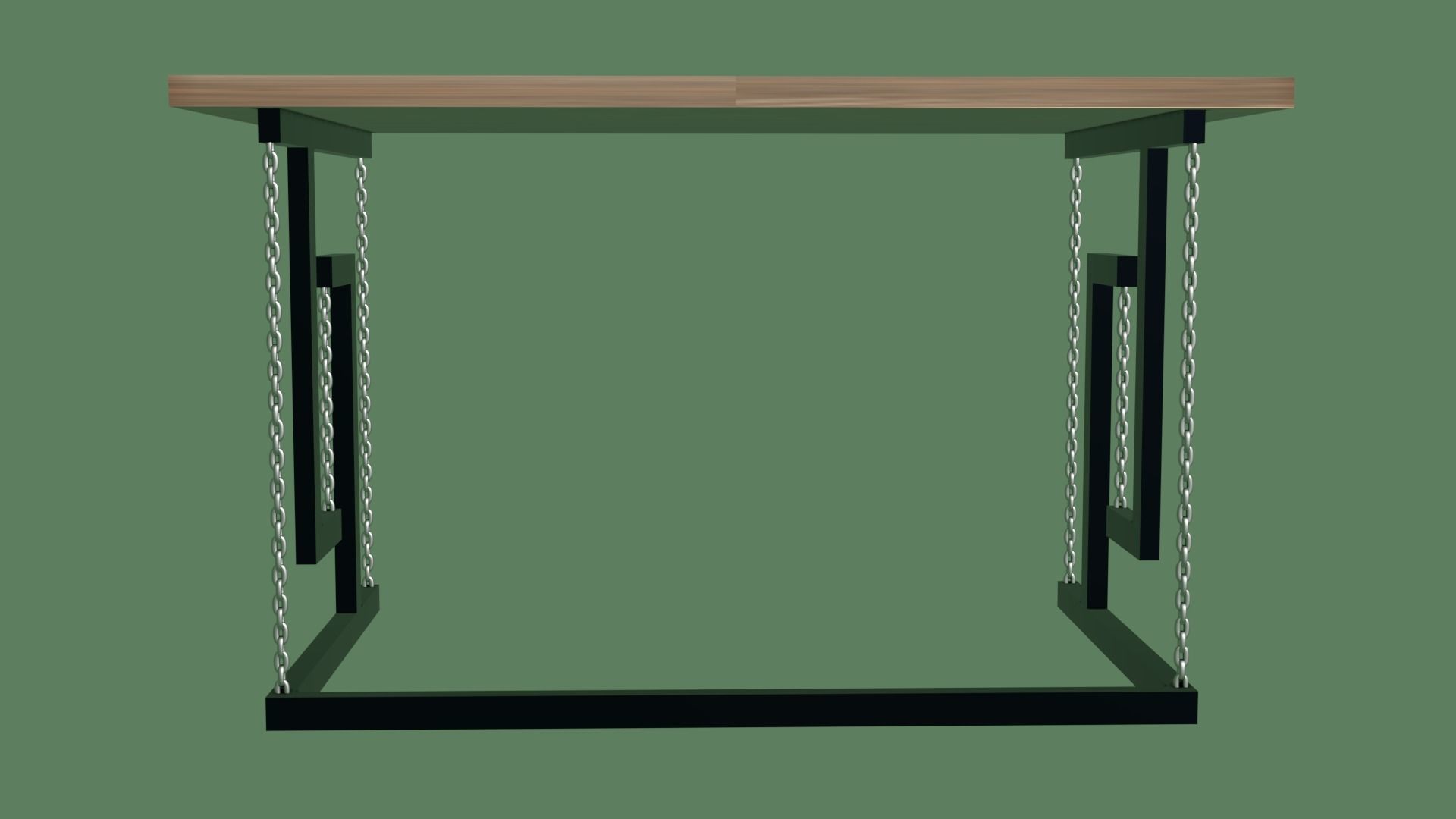 Fancy 3D Table Low-poly 3D model_5
