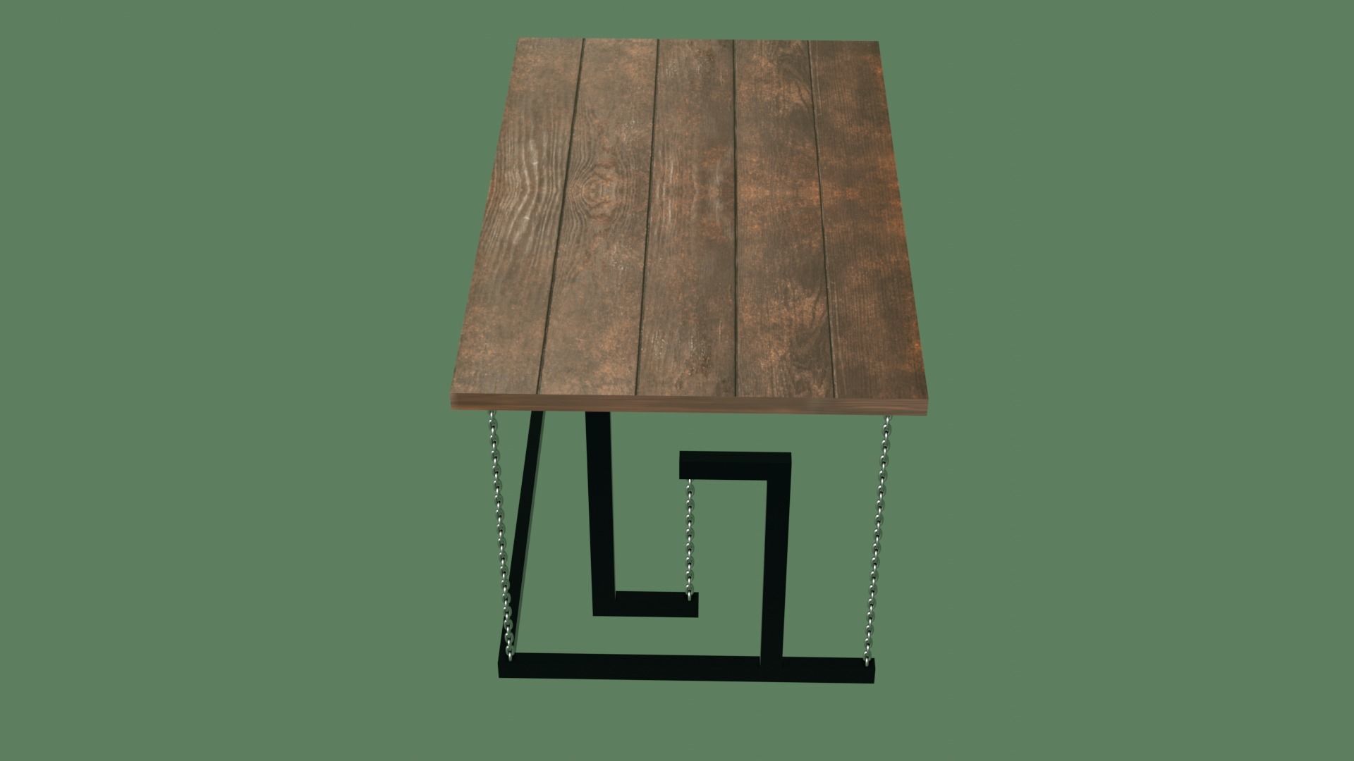 Fancy 3D Table Low-poly 3D model_4