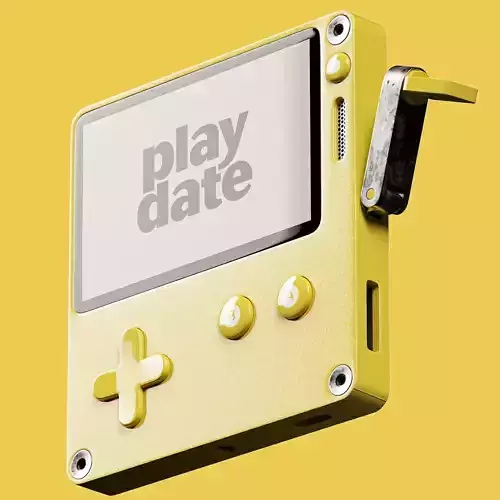 Playdate Video Game Console 3D model
