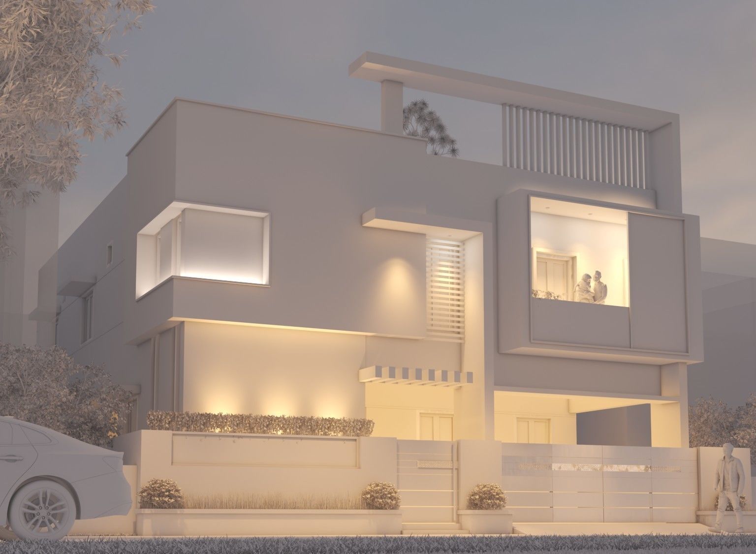 Exterior Scene 3D model 3D model_2