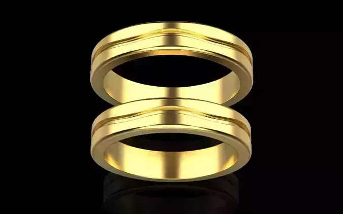 Wedding ring model 304