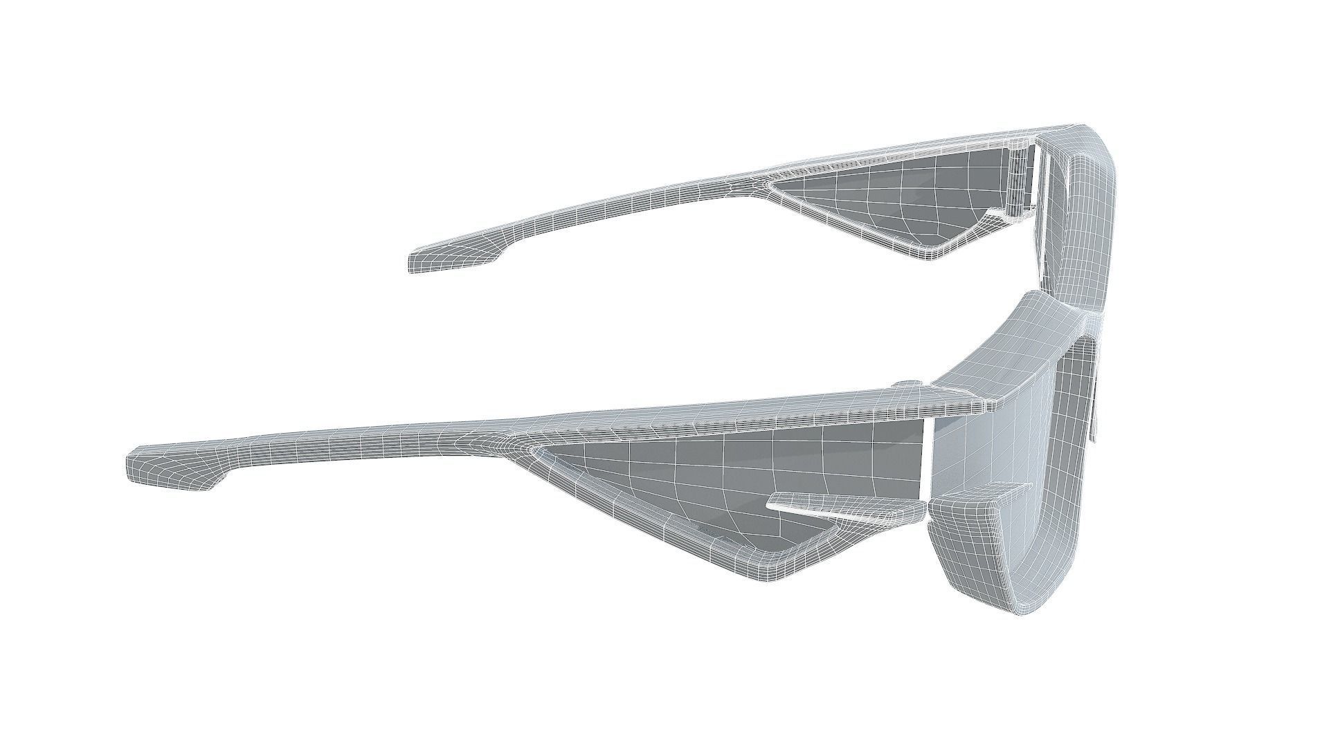 Givenchy Giv Cut sunglasses in nylon Low-poly 3D model_14