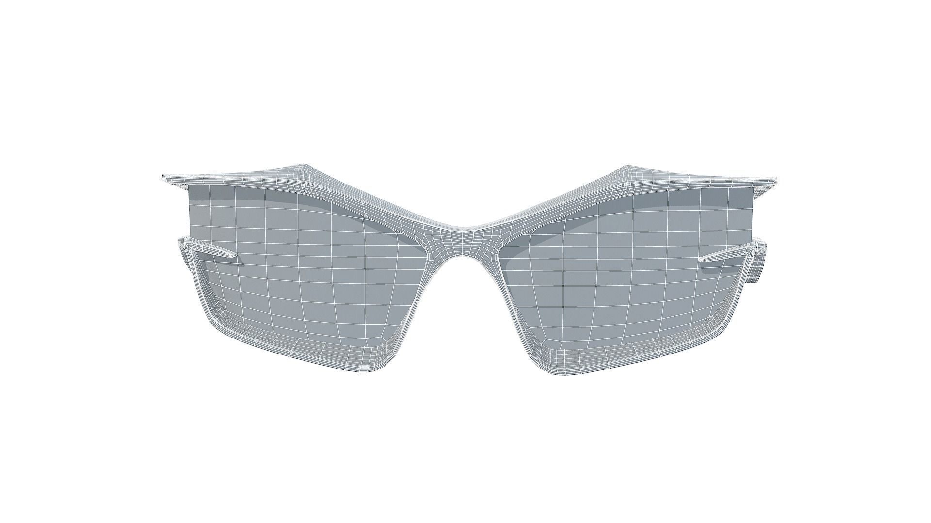 Givenchy Giv Cut sunglasses in nylon Low-poly 3D model_13