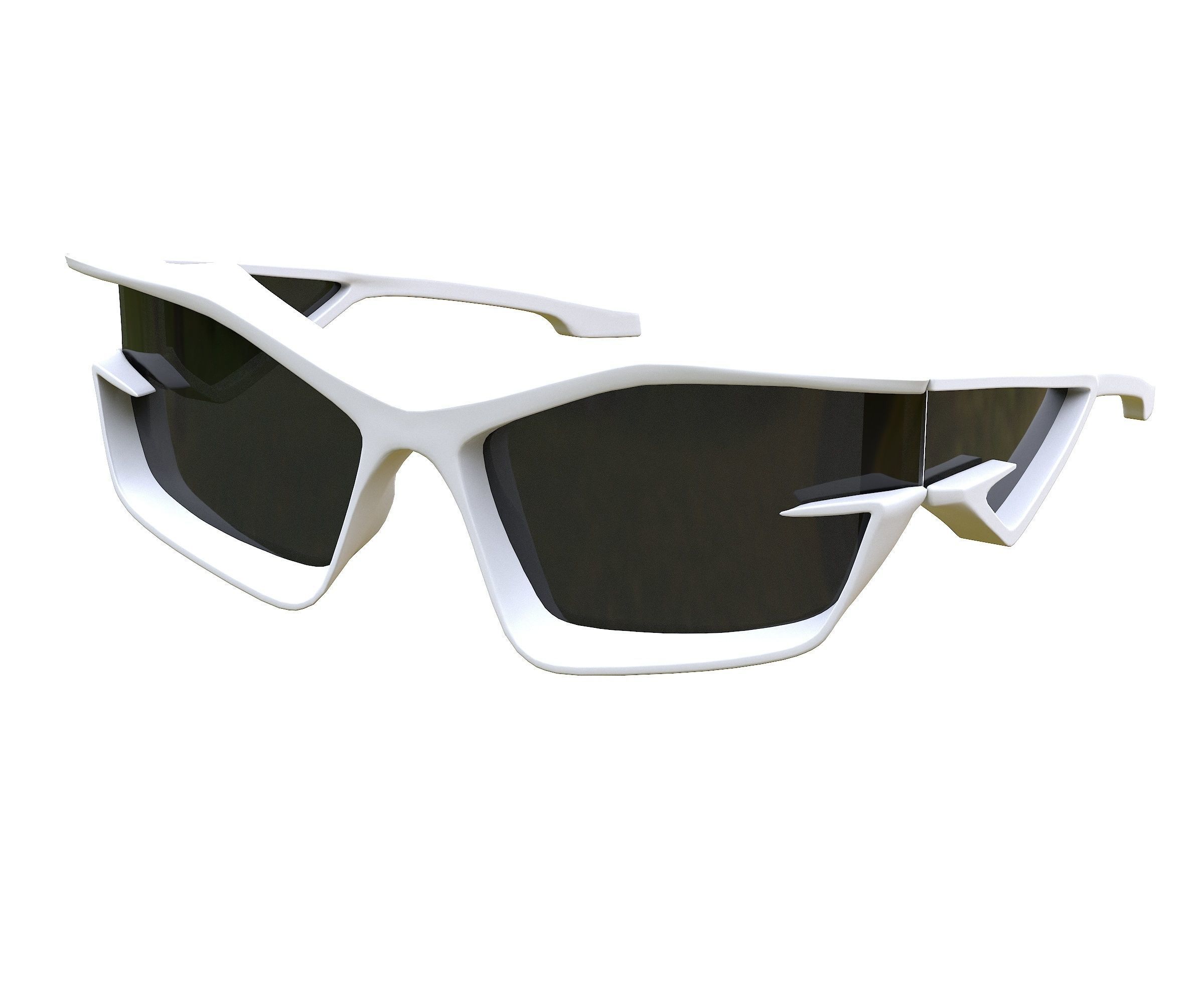 Givenchy Giv Cut sunglasses in nylon Low-poly 3D model_5