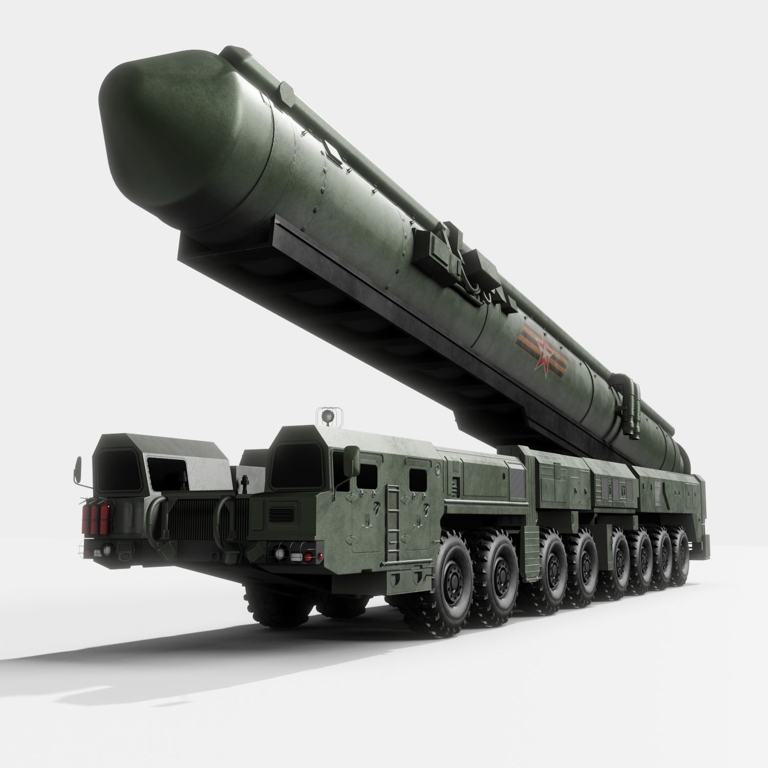 RS-24 Yars Topol-M Blender EEVEE-PBR 3D model_9