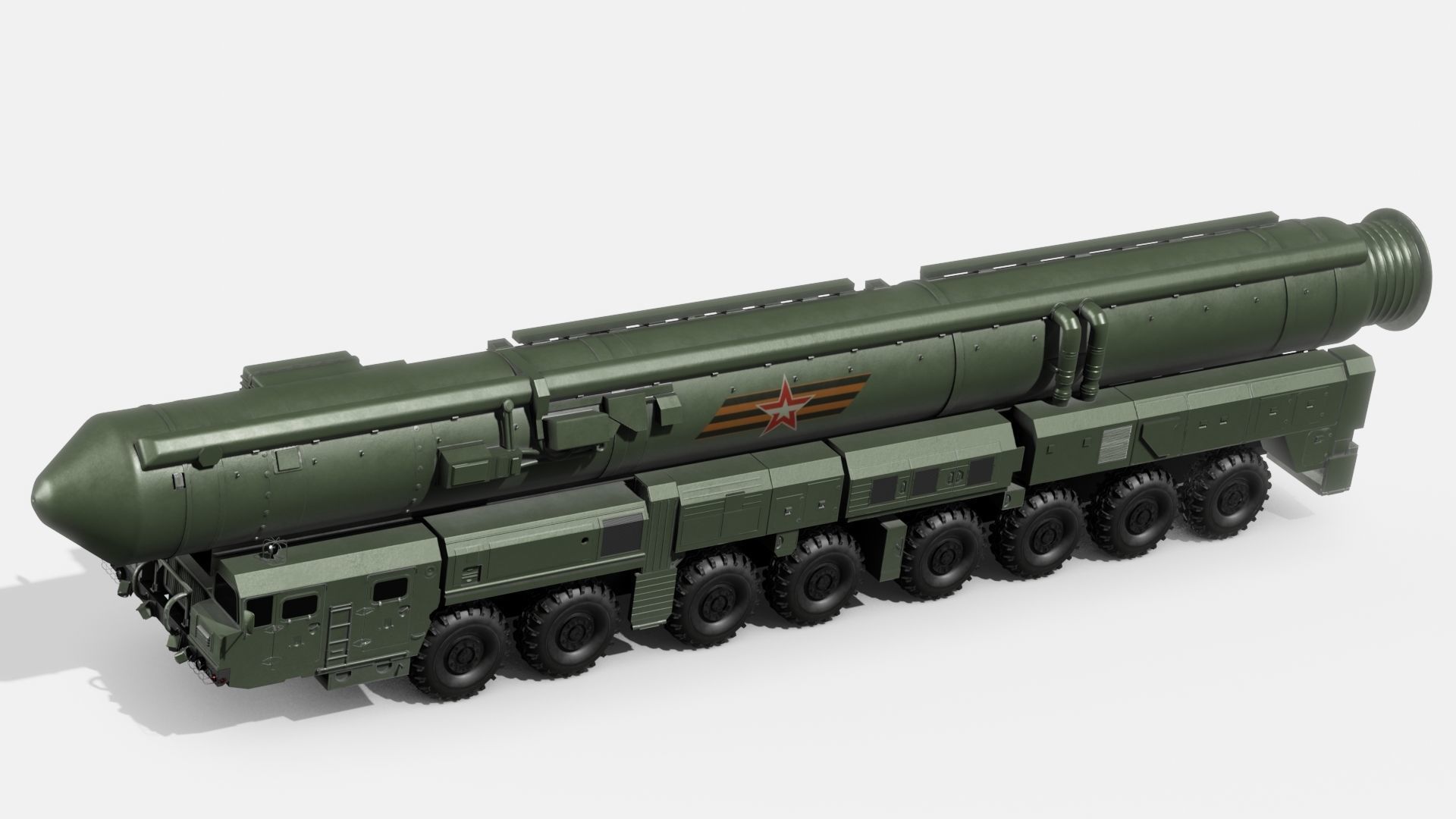 RS-24 Yars Topol-M Blender EEVEE-PBR 3D model_11