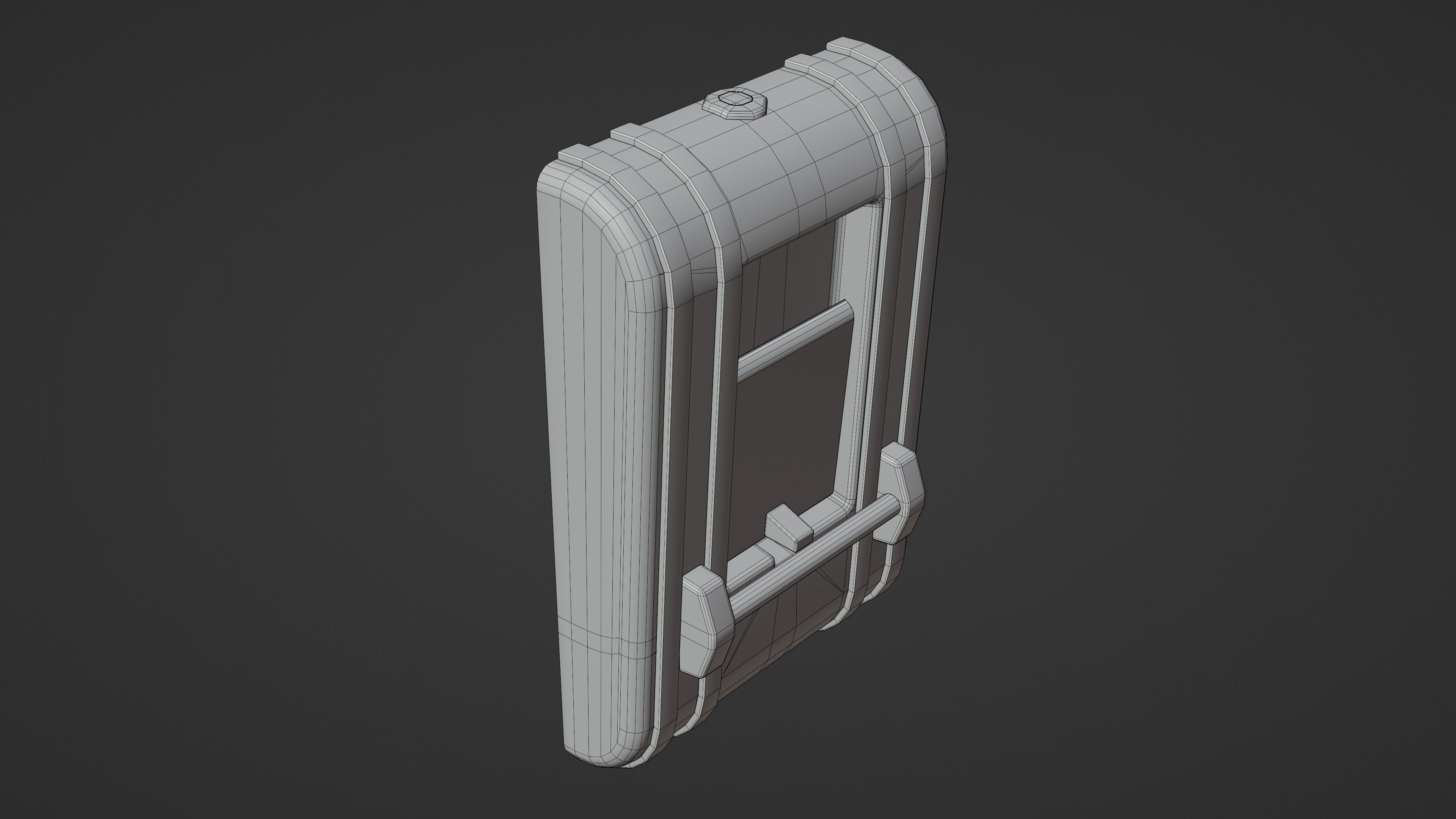 Fire Alarm Low-poly 3D model_11
