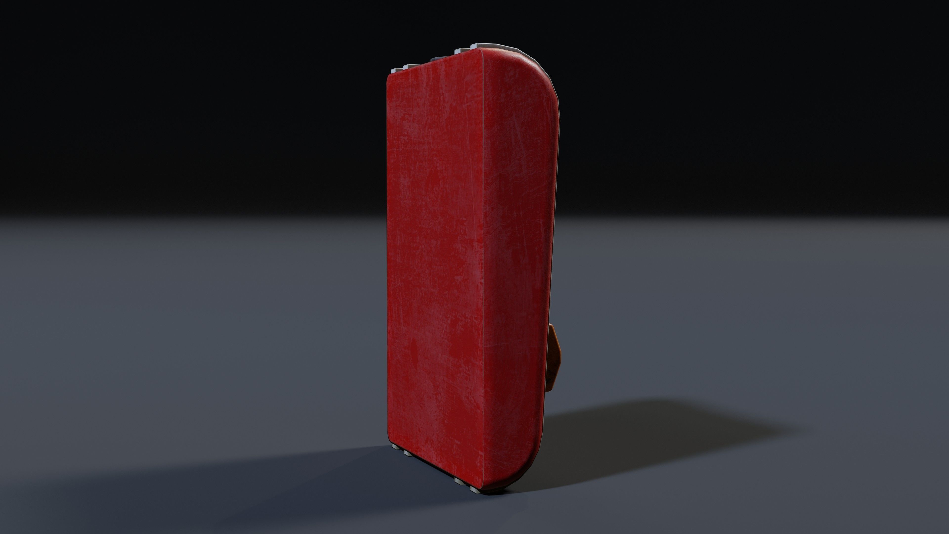 Fire Alarm Low-poly 3D model_3