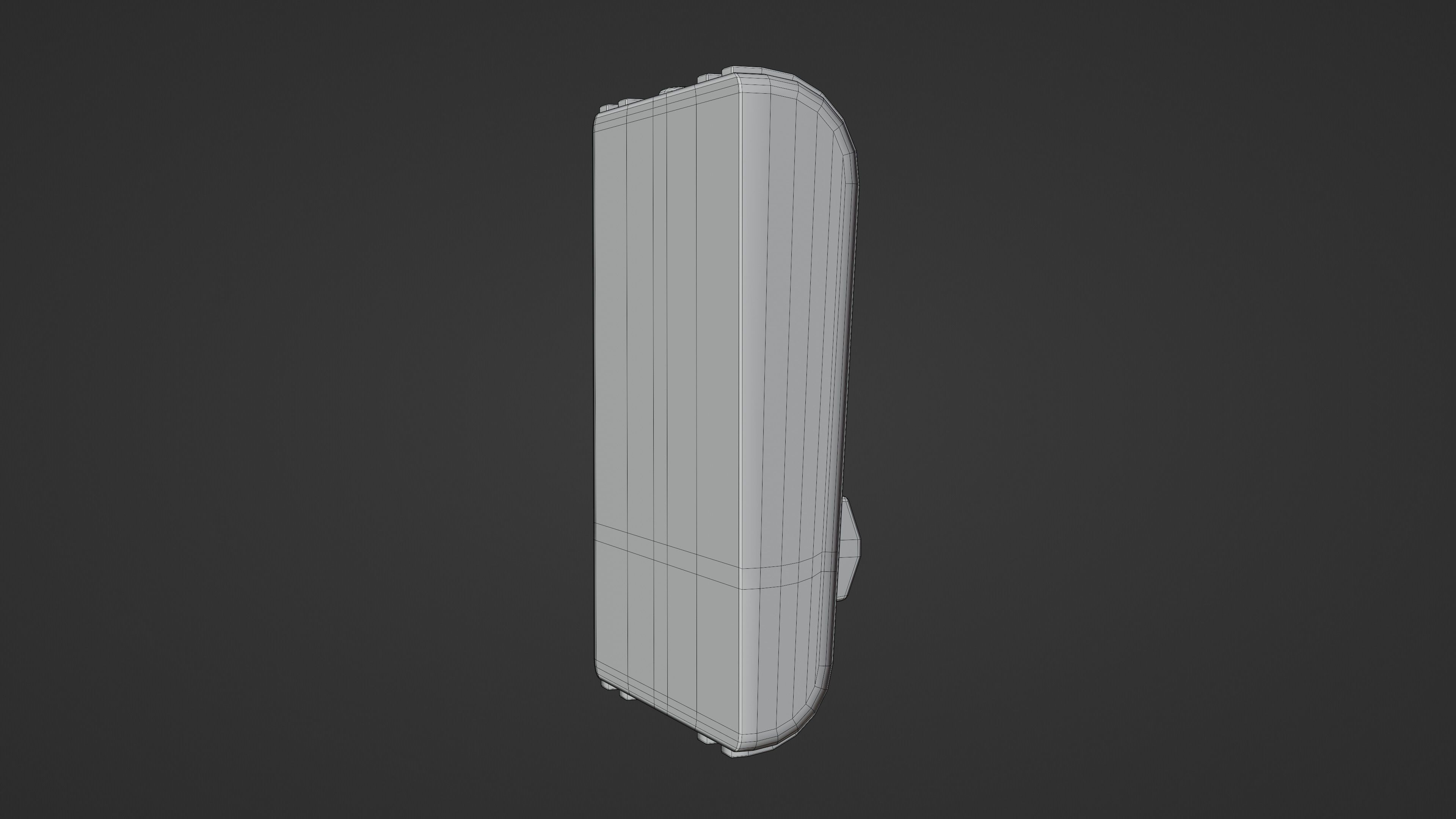 Fire Alarm Low-poly 3D model_9