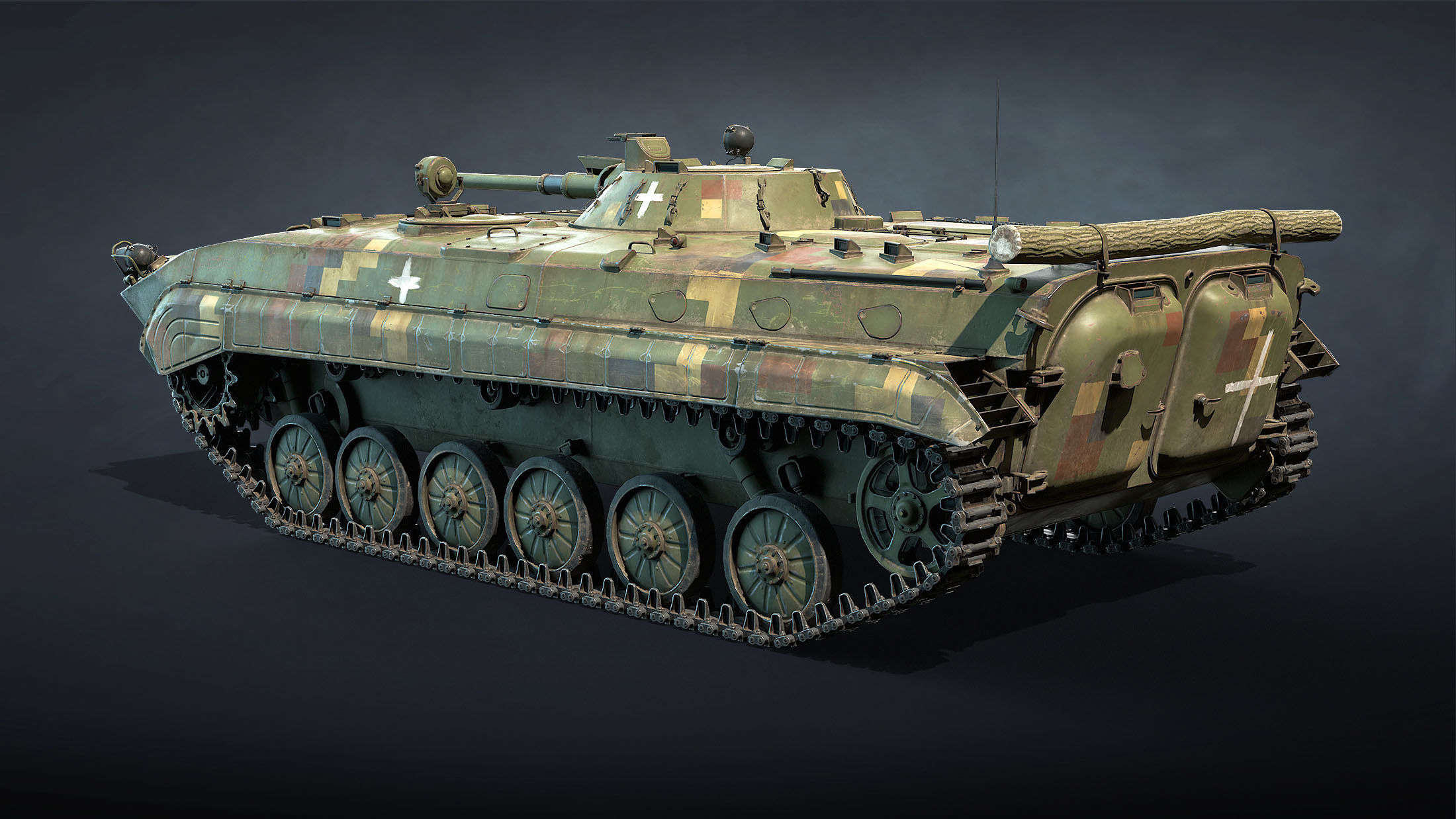BMP-1 Set swiss armoured vehicle 3D Model Collection_9