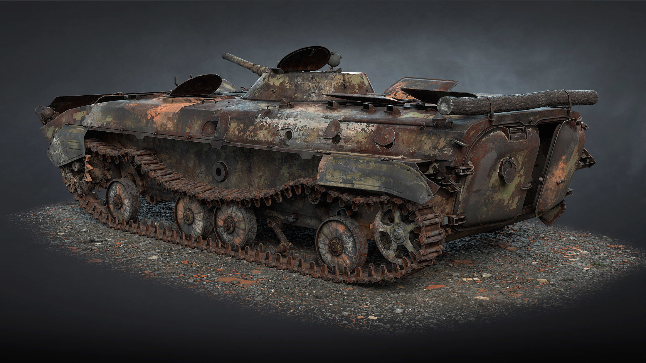 BMP-1 Set swiss armoured vehicle 3D Model Collection_13