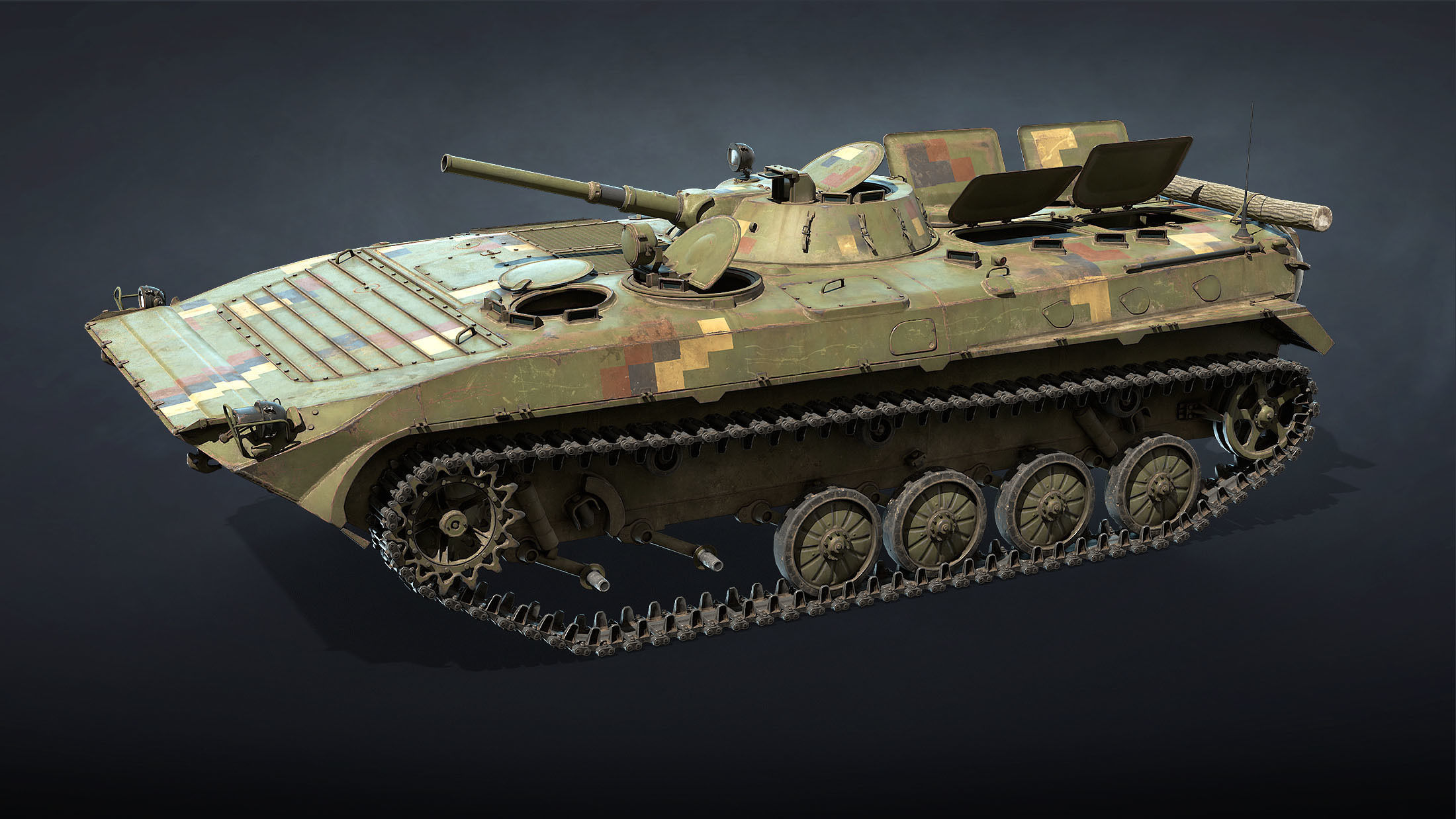 BMP-1 Set swiss armoured vehicle 3D Model Collection_6