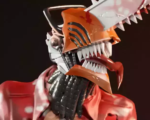 chainsawman for 3Dprint  3D print model