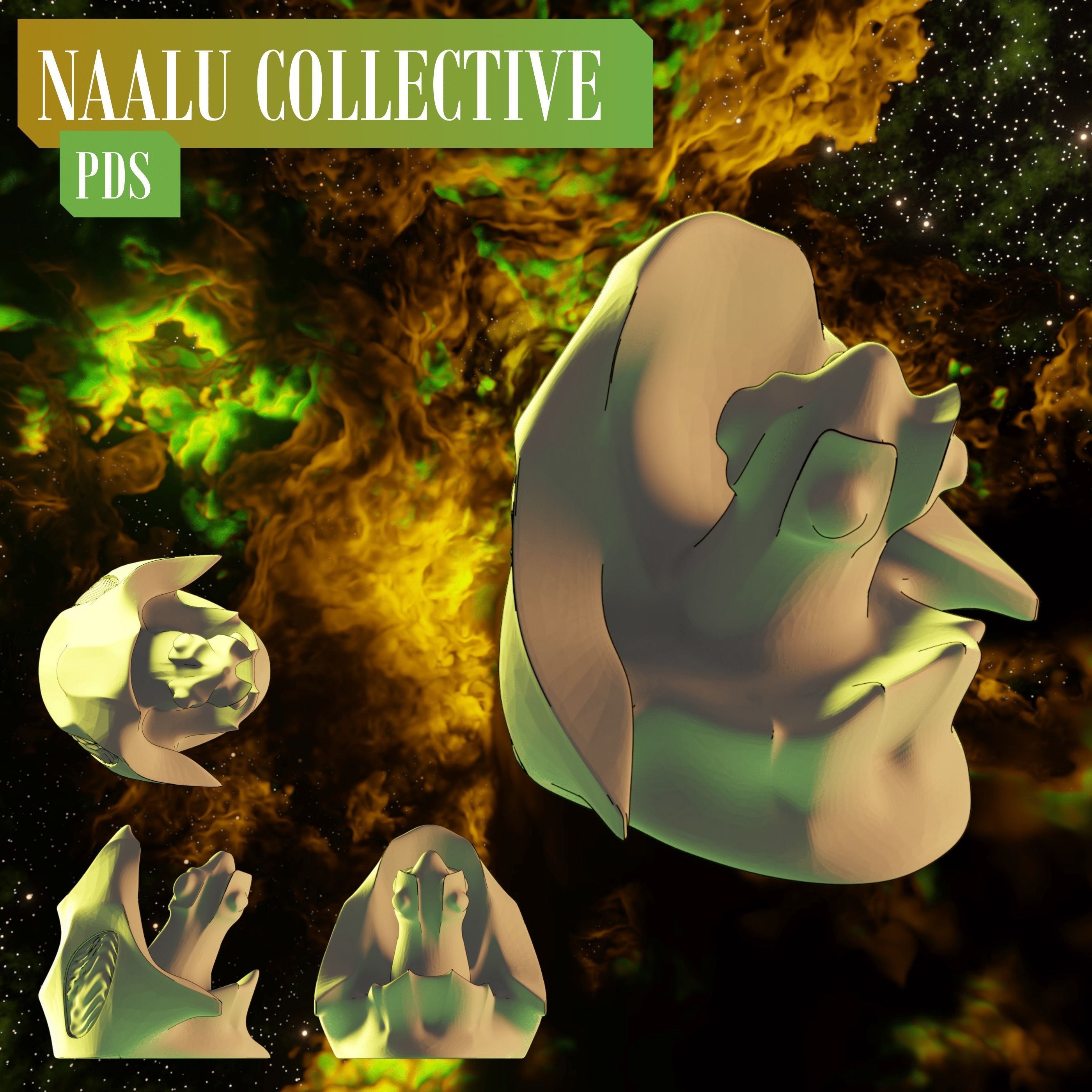 Twilight Imperium Naalu Collective Ship Models 3D print model_10