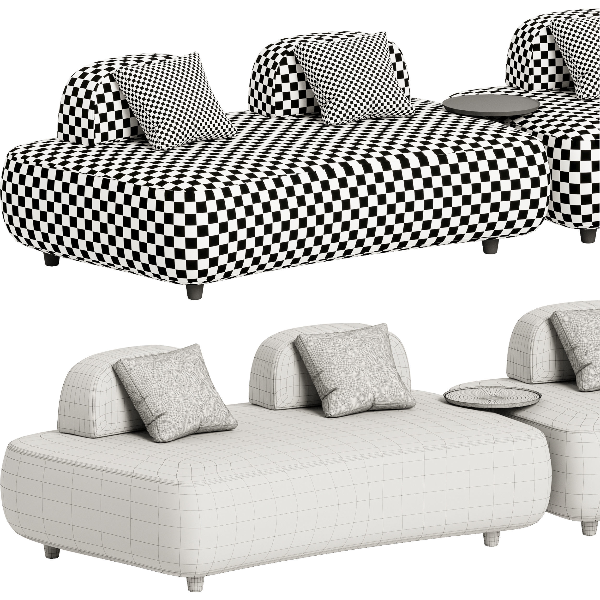 Art Nova - Curve Sofa 3D model_1