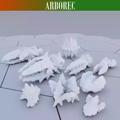 Twilight Imperium Arborec 3D print ship models 3D print model