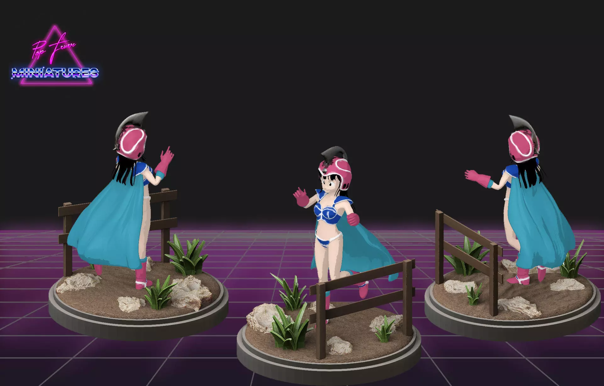 Chi-Chi from Dragon Ball 3D print model_0