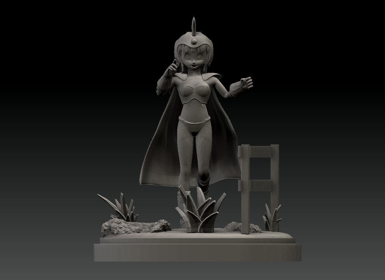 Chi-Chi from Dragon Ball 3D print model_1