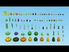 Lowpoly Harvest - Gradient Fruits and Vegetables Low-poly 3D model_1