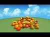 Lowpoly Harvest - Gradient Fruits and Vegetables Low-poly 3D model_2