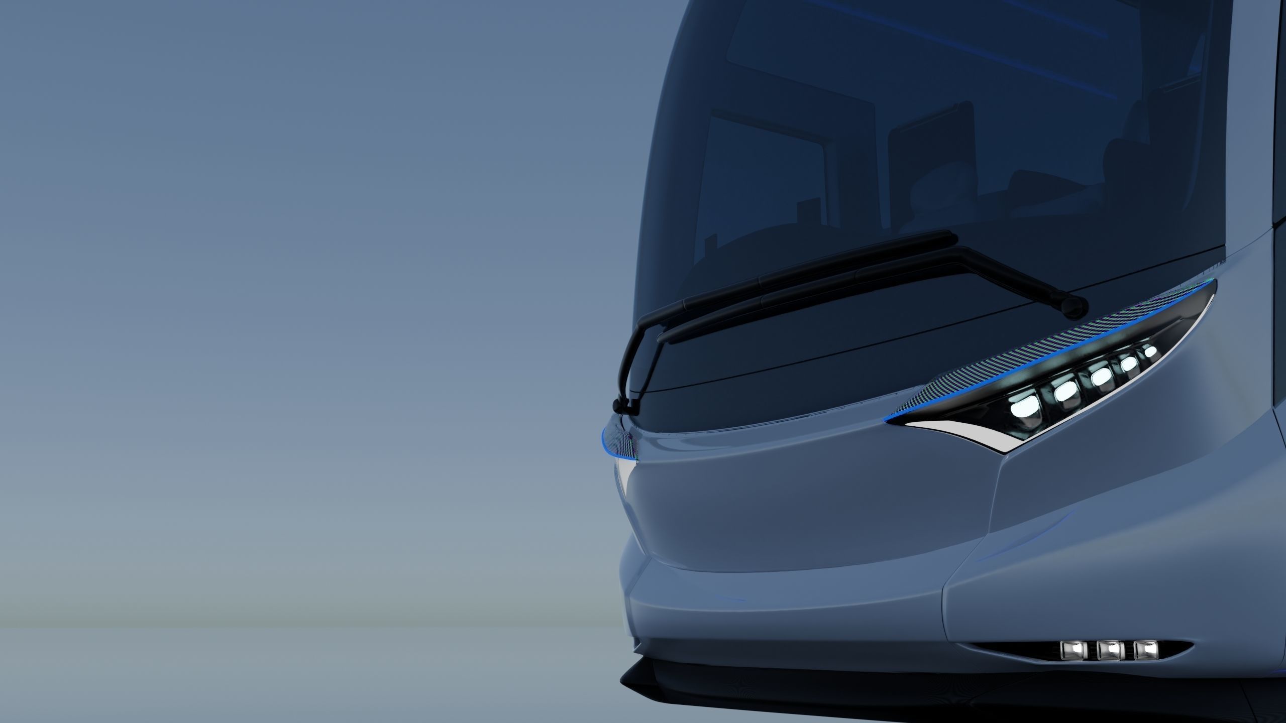 Khalif Panoramic electric bus 2022 3D model_7
