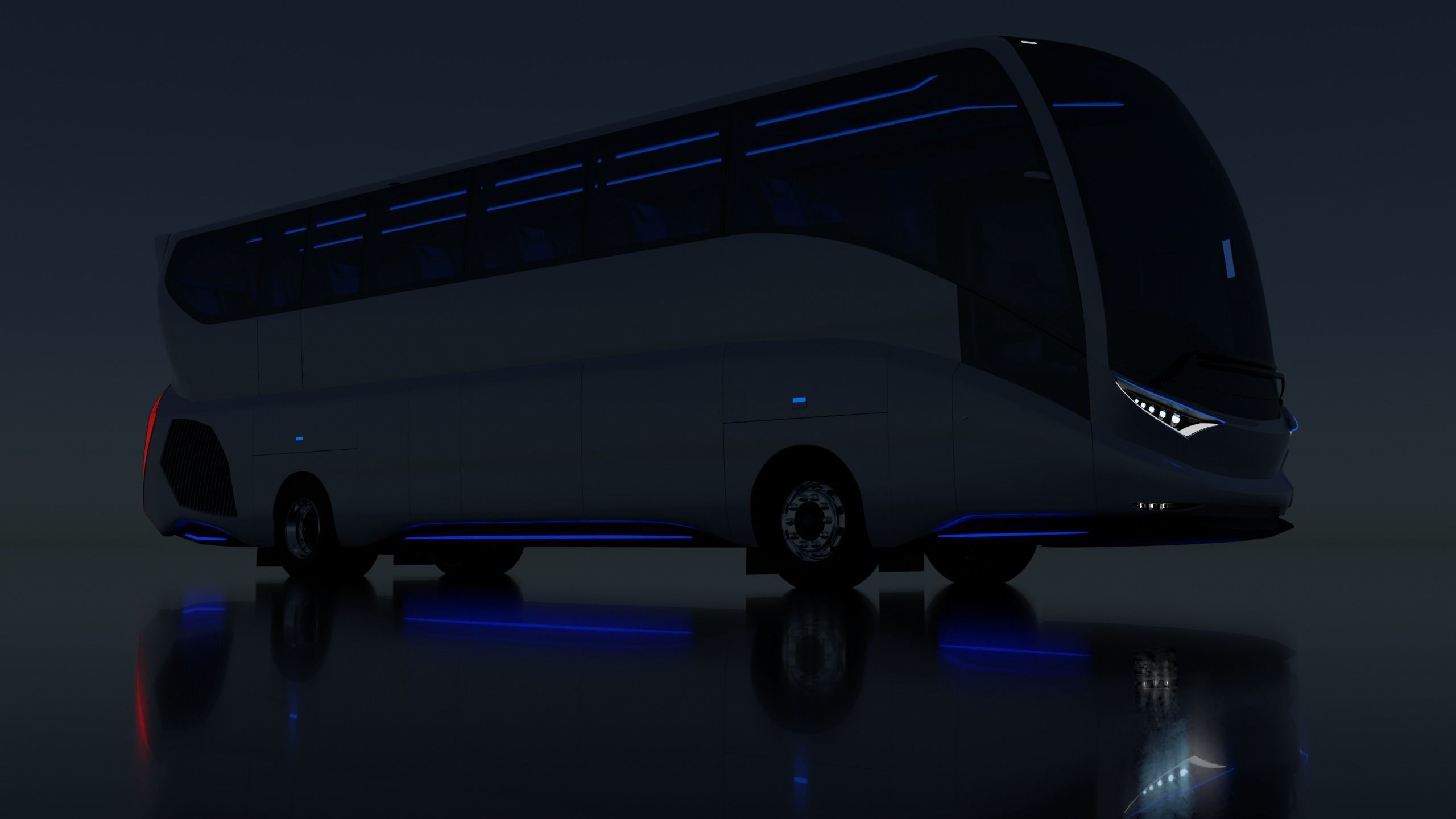 Khalif Panoramic electric bus 2022 3D model_26