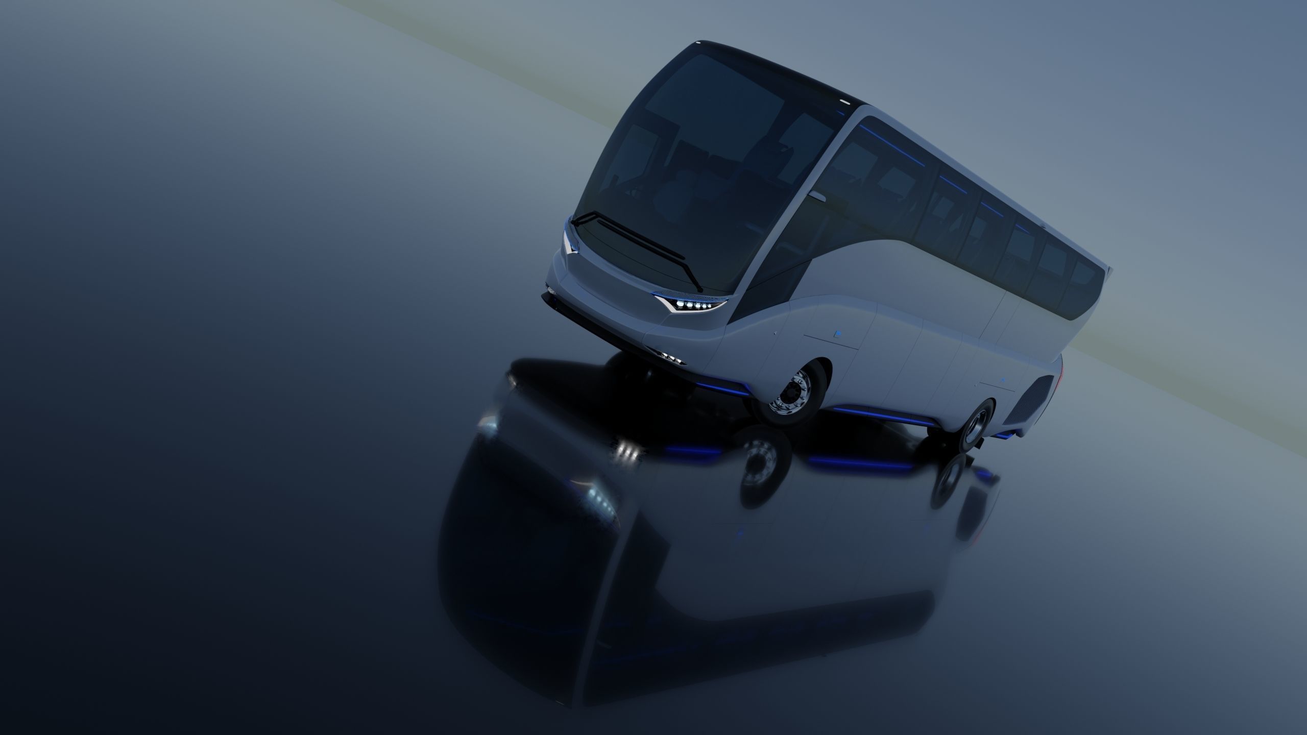 Khalif Panoramic electric bus 2022 3D model_24