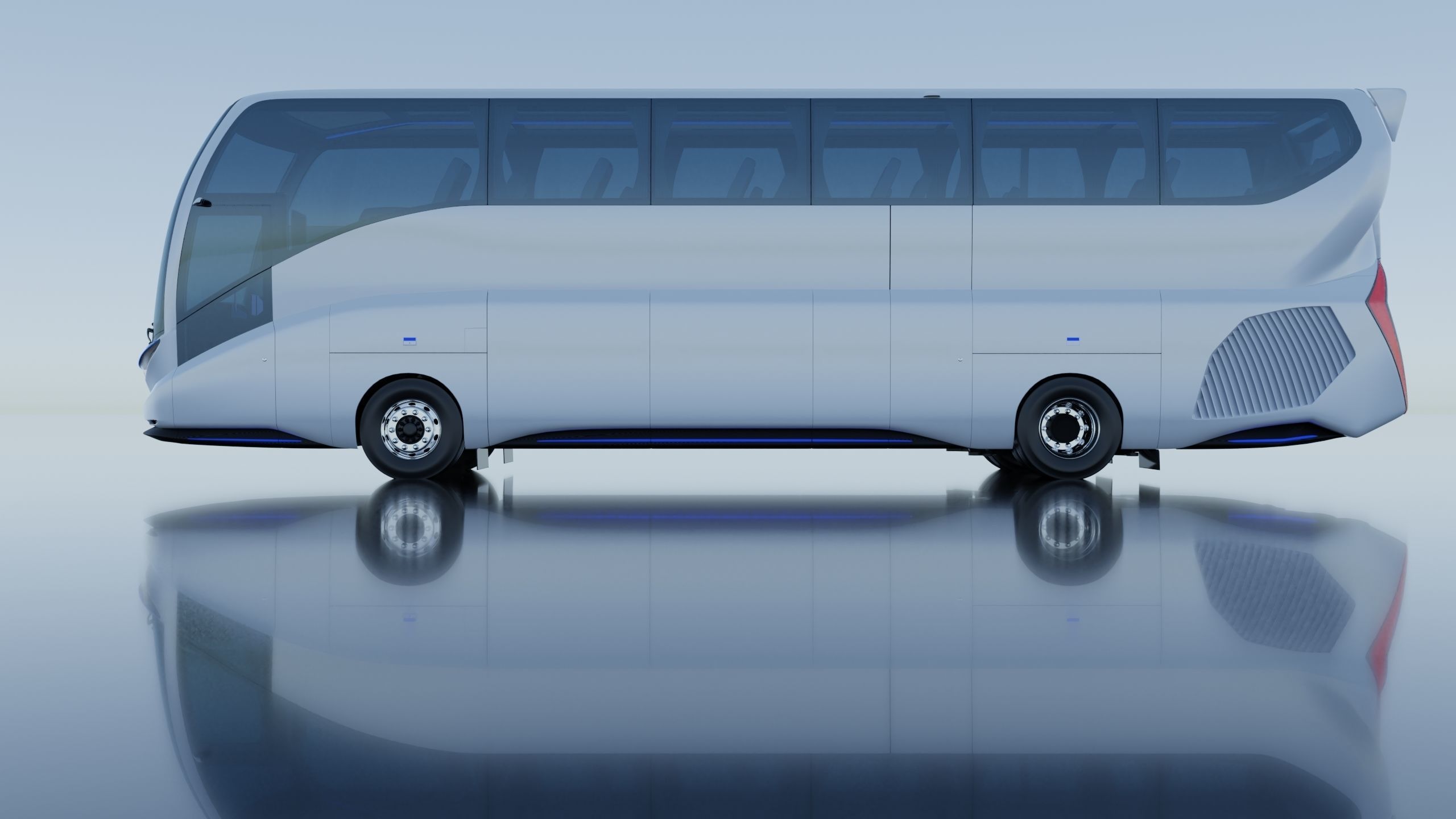 Khalif Panoramic electric bus 2022 3D model_3